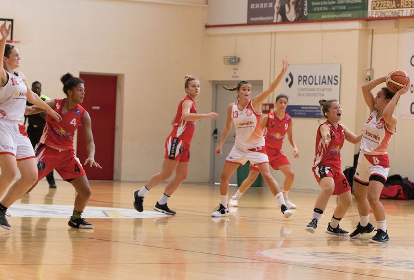 L'équipe féminine du Poinçonnet Basket